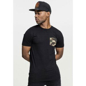 Urban Classics Camo Pocket Tee blk/camo - M