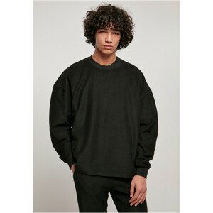 Urban Classics Rib Terry Boxy Crew black - 3XL