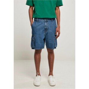 Urban Classics Organic Denim Cargo Shorts mid indigo washed - 30