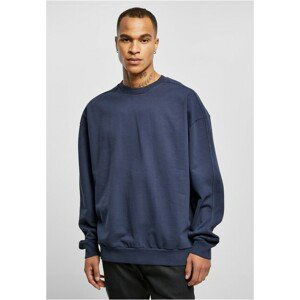 Urban Classics Heavy Terry Garment Dye Crew darkblue - XL