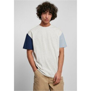 Urban Classics Organic Oversized Colorblock Tee lightgrey - L