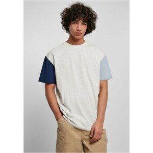 Urban Classics Organic Oversized Colorblock Tee lightgrey - M