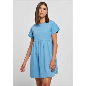 Urban Classics Ladies Organic Empire Valance Tee Dress horizonblue - 4XL