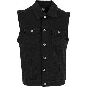 Urban Classics Denim Vest blackdark - 3XL