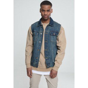 Urban Classics Denim Vest denimblue - M