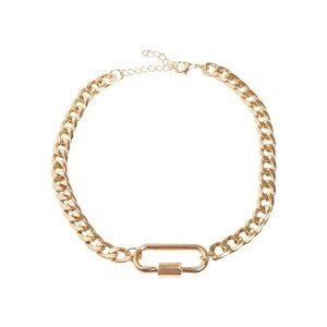 Urban Classics Fastener Necklace gold - UNI