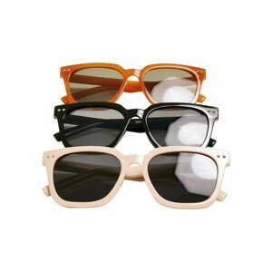 Urban Classics Sunglasses Chicago 3-Pack black/brown/lightbeige - UNI