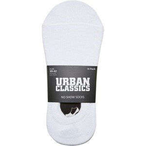Urban Classics No Show Socks 10-Pack white - 39–42
