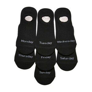 Urban Classics Invisible Weekly Socks 7-Pack black - 43–46