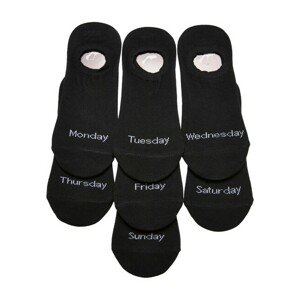 Urban Classics Invisible Weekly Socks 7-Pack black - 47–50