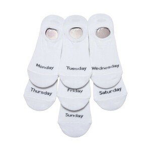 Urban Classics Invisible Weekly Socks 7-Pack white - 47–50