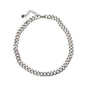 Urban Classics Big Saturn Basic Necklace silver - UNI