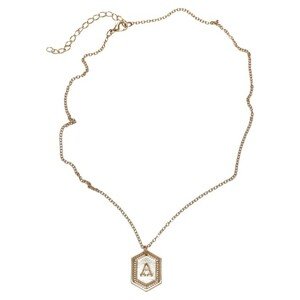 Urban Classics Letter Basic Necklace A - UNI