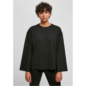 Urban Classics Ladies Organic Oversized Wide Longsleeve black - 4XL