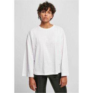 Urban Classics Ladies Organic Oversized Wide Longsleeve white - 3XL