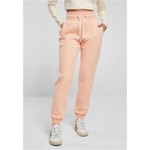 Urban Classics Ladies High Waist Color Melange Sweat Pants papaya melange - XL