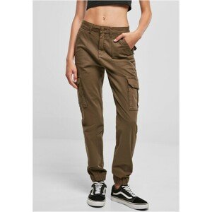 Urban Classics Ladies Cotton Twill Utility Pants olive - 32