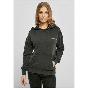 Urban Classics Ladies Small Embroidery Terry Hoody black - XXL