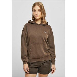 Urban Classics Ladies Small Embroidery Terry Hoody brown - L