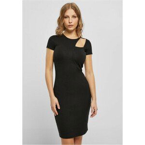 Urban Classics Ladies Cut Out Dress black - 3XL