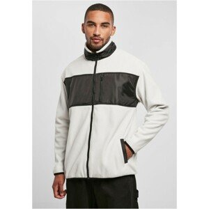 Urban Classics Patched Micro Fleece Jacket wolfgrey - M