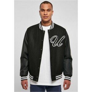 Urban Classics Big U College Jacket black - XL