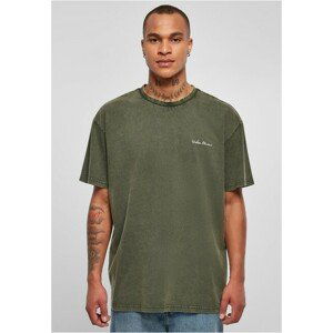 Urban Classics Oversized Small Embroidery Tee bottlegreen - 3XL