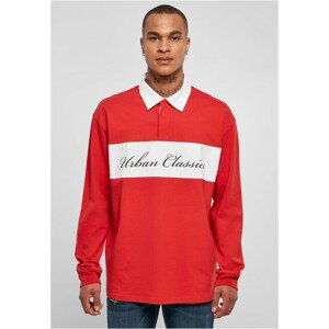 Urban Classics Oversized Rugby Longsleeve hugered - XXL