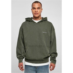 Urban Classics Small Embroidery Hoody bottlegreen - M