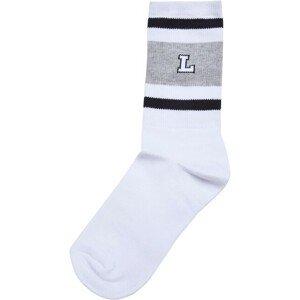 Urban Classics College Team Socks black/heathergrey/white - 43–46