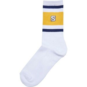 Urban Classics College Team Socks spaceblue/californiayellow/wht - 43–46