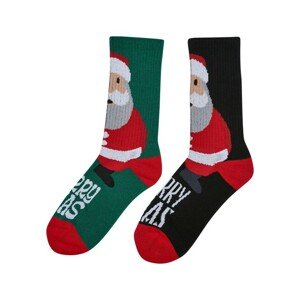 Urban Classics Fancy Santa Socks 2-Pack multicolor - 39–42