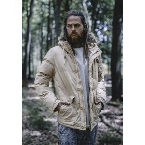 Urban Classics Chambray Lined Parka beige - XL