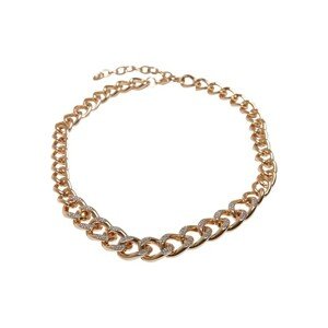 Urban Classics Comet Crystal Necklace gold - UNI