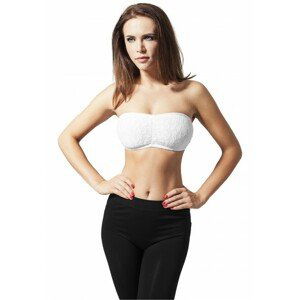 Urban Classics Ladies Laces Bandeau white - M