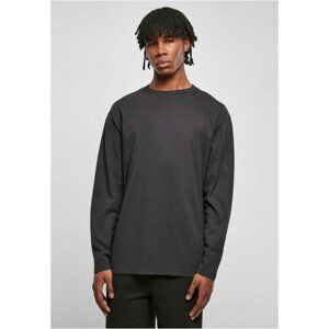 Urban Classics Heavy Oversized Garment Dye Longsleeve black - 5XL