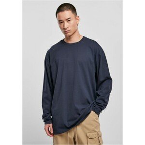 Urban Classics Heavy Oversized Garment Dye Longsleeve darkblue - L