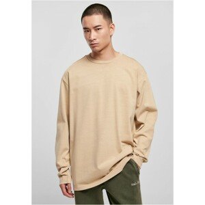 Urban Classics Heavy Oversized Garment Dye Longsleeve unionbeige - 5XL