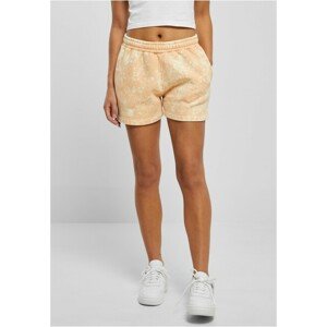 Urban Classics Ladies Towel Washed Sweat Shorts paleorange - L