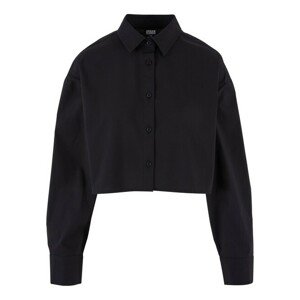 Urban Classics Ladies Cropped Oversized Blouse black - M