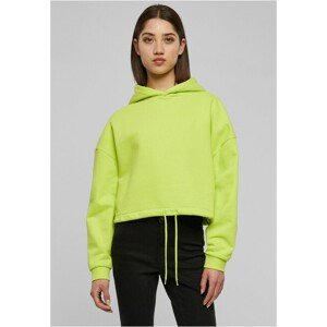 Urban Classics Ladies Cropped Oversized Hoodie frozenyellow - M