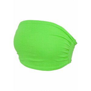 Urban Classics Ladies Neon Bandeau Top neongreen - XL