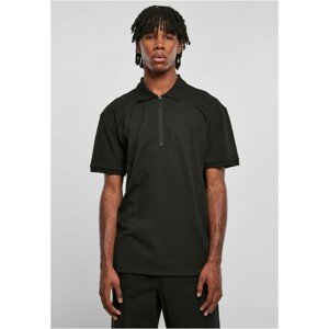 Urban Classics Oversized Zip Polo black - M