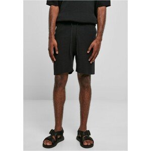 Urban Classics Ribbed Shorts black - L