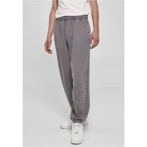 Urban Classics Acid Wash Sweatpants asphalt - L