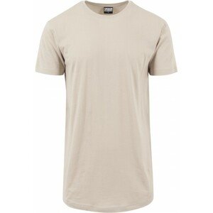 Pánske tričko Urban Classics Shaped Long Tee sand - M