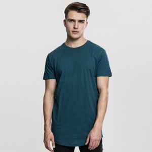 Pánske tričko Urban Classics Shaped Long Tee teal - 2XL