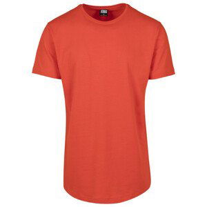 Urban Classics Shaped Long Tee bloodorange - L