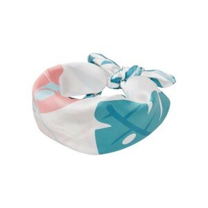 Urban Classics Big Satin Bandana turquoise floral - UNI