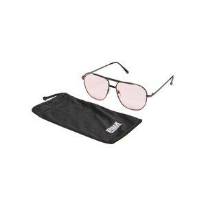 Urban Classics Sunglasses Manila gunmetal/palepink - UNI